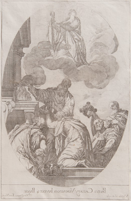 veronese etching from 1682 Religion and Faith